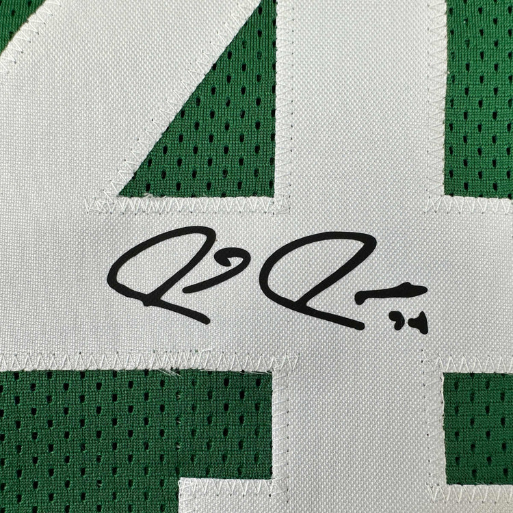 Facsimile Autographed Paul Pierce Boston Green Reprint Laser Auto Basketball Jersey Size Men's XL