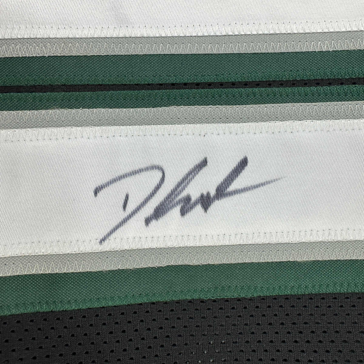 Autographed/Signed D'Andre Swift Philadelphia Black Football Jersey JSA COA