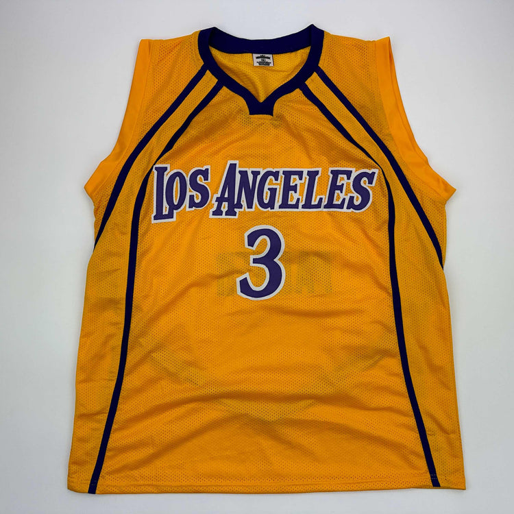 Facsimile Autographed Candace Parker Los Angeles LA Yellow Reprint Laser Auto Basketball Jersey Size Men's XL
