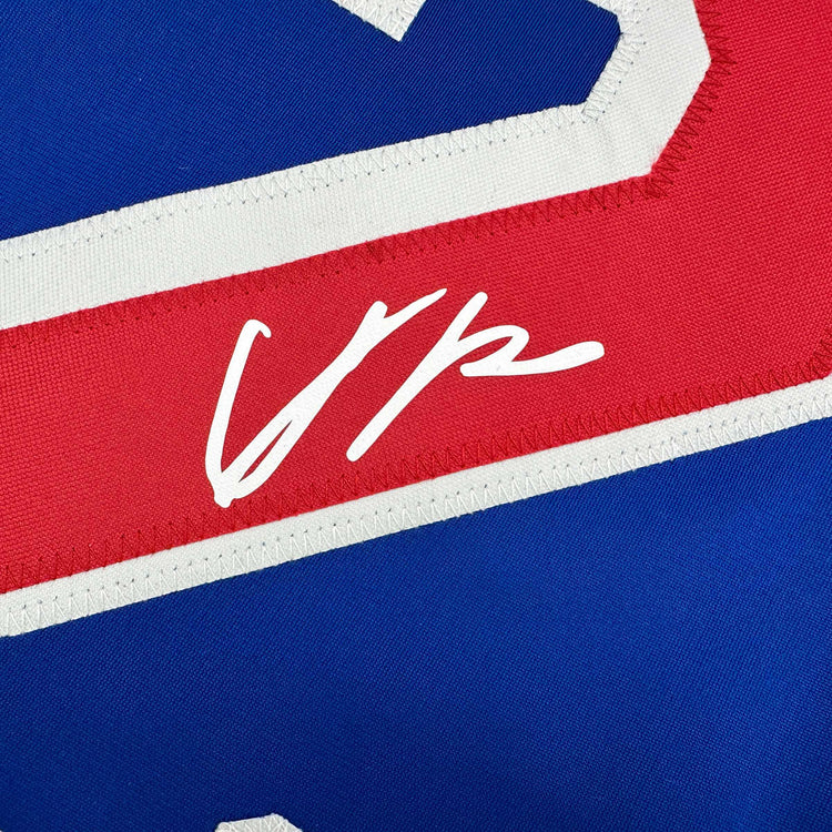 Facsimile Autographed Adam Fox New York Blue Reprint Laser Auto Hockey Jersey Size Men's XL