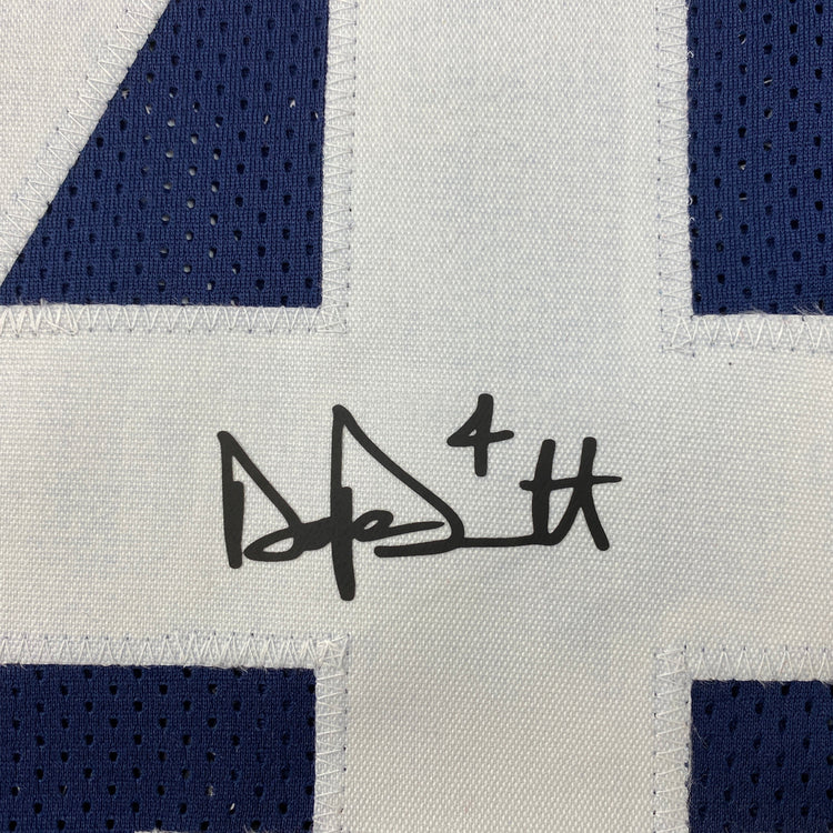 Facsimile Autographed Dak Prescott Dallas Thanksgiving Day Reprint Laser Auto Football Jersey Size Men's XL