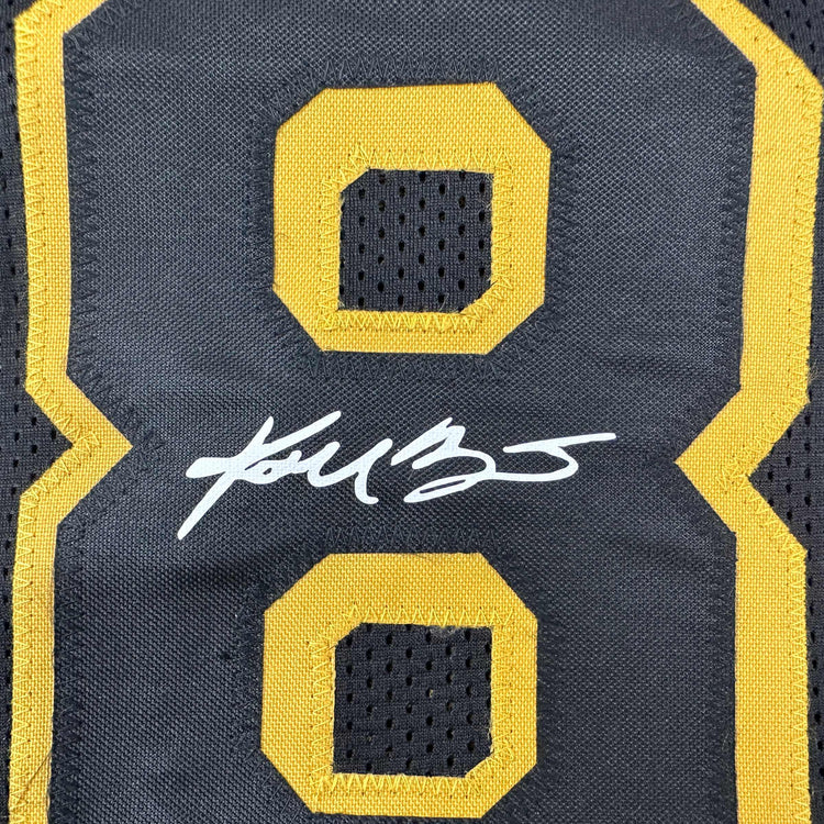 Facsimile Autographed Kobe Bryant #8 Black Mamba Los Angeles LA Reprint Laser Auto Basketball Jersey Size Men's XL