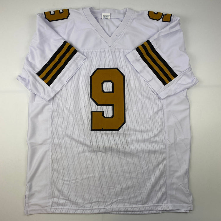 Facsimile Autographed Drew Brees New Orleans Color Rush Reprint Laser Auto Football Jersey Size Men's XL