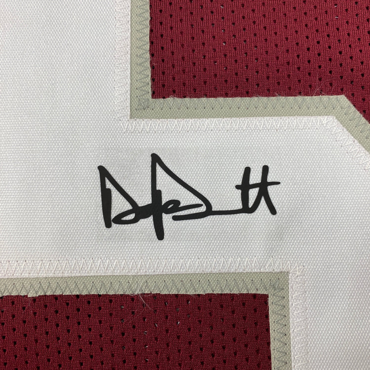 Facsimile Autographed Dak Prescott Mississippi State Maroon Reprint Laser Auto College Football Jersey Size Men's XL