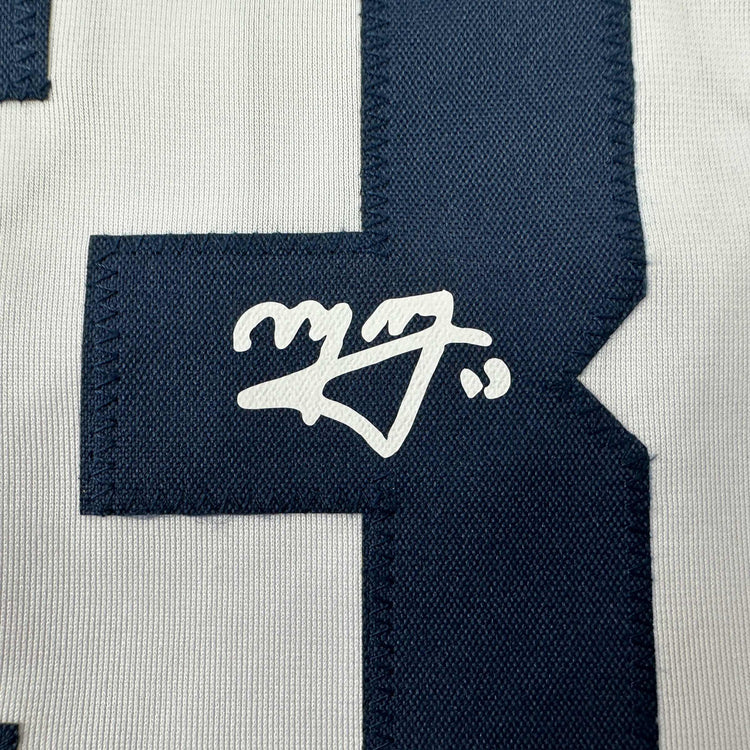Facsimile Autographed Manny Machado San Diego White Reprint Laser Auto Baseball Jersey Size Men's XL