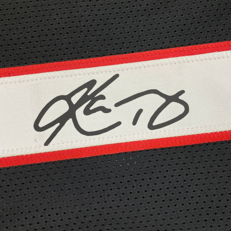 Facsimile Autographed Kyler Murray Arizona Black Reprint Laser Auto Football Jersey Size Men's XL