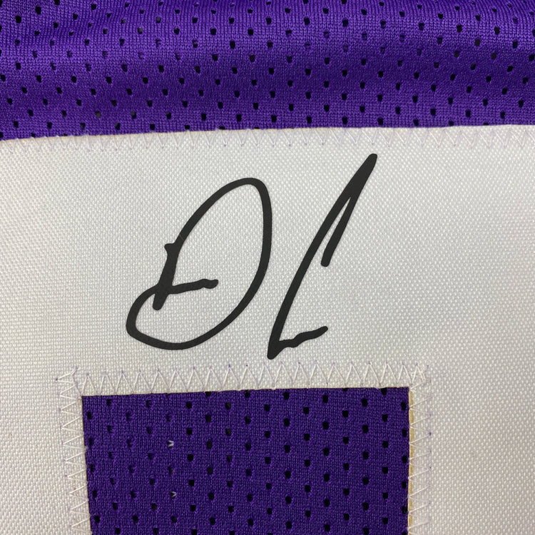 Facsimile Autographed Dalvin Cook Minnesota Purple Reprint Laser Auto Football Jersey Size Men's XL