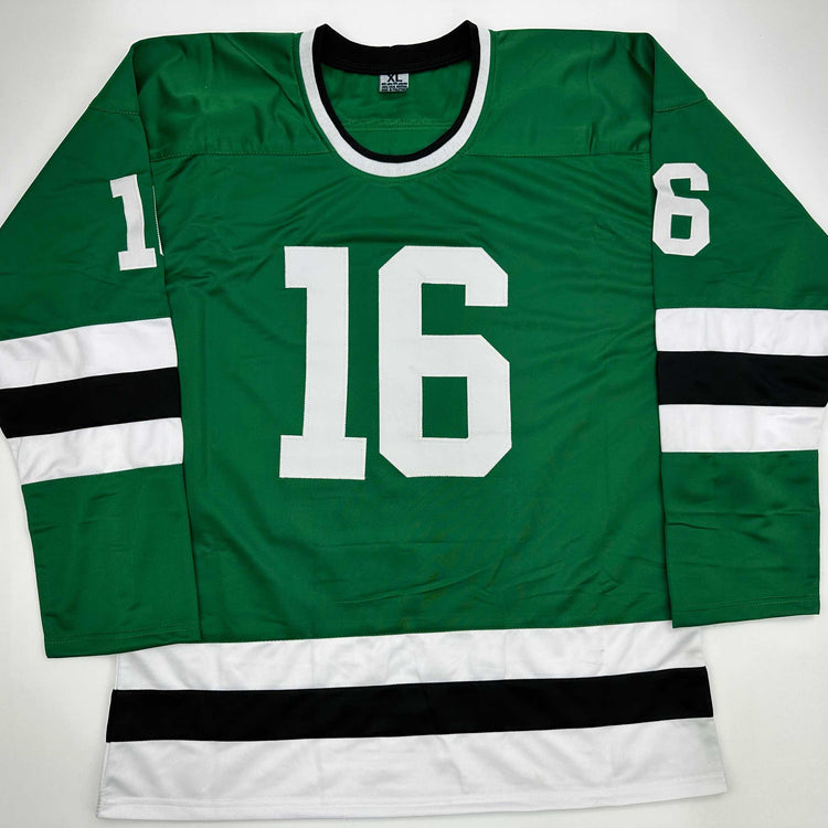 Autographed/Signed Joe Pavelski Dallas Green Retro Hockey Jersey JSA COA