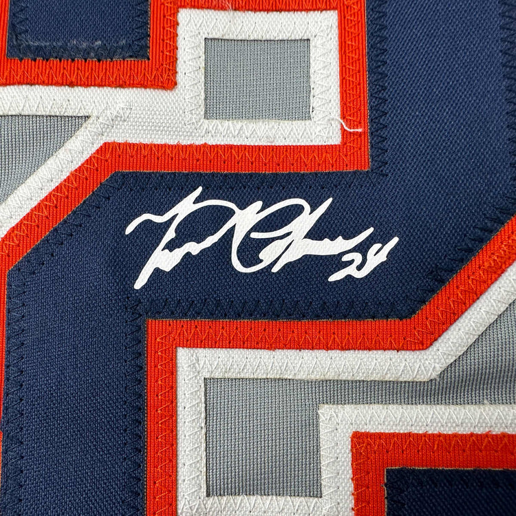 Facsimile Autographed Miguel Cabrera Detroit Grey Reprint Laser Auto Baseball Jersey Size Men's XL