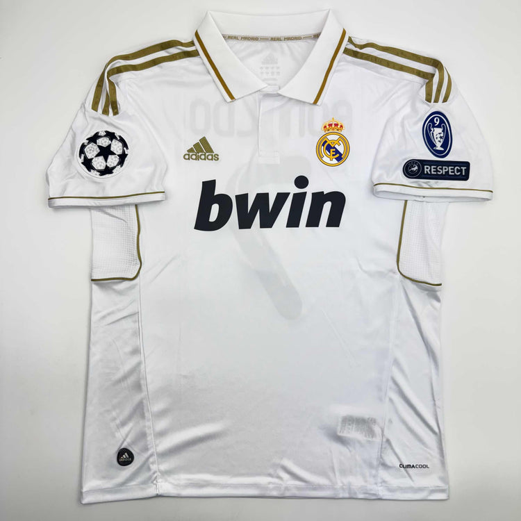 Autographed/Signed Cristiano Ronaldo Real Madrid White Soccer Jersey Beckett BAS COA
