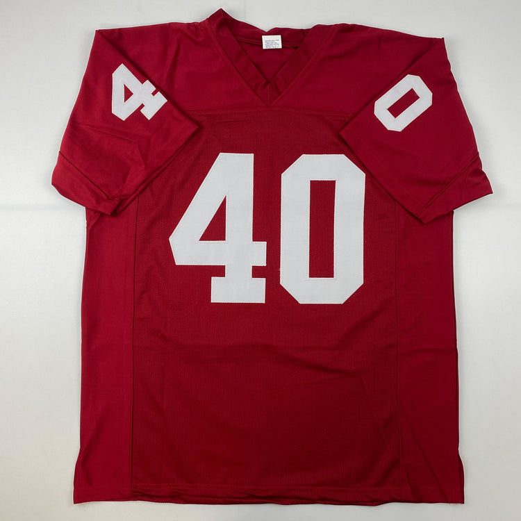 Facsimile Autographed Pat Tillman Arizona Red Reprint Laser Auto Football Jersey Size Men's XL