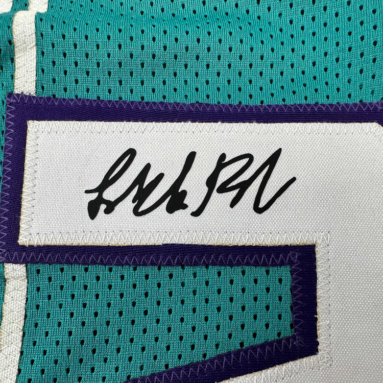 Facsimile Autographed LaMelo Ball #2 Rookie Charlotte Teal Reprint Laser Auto Basketball Jersey Size Men's XL