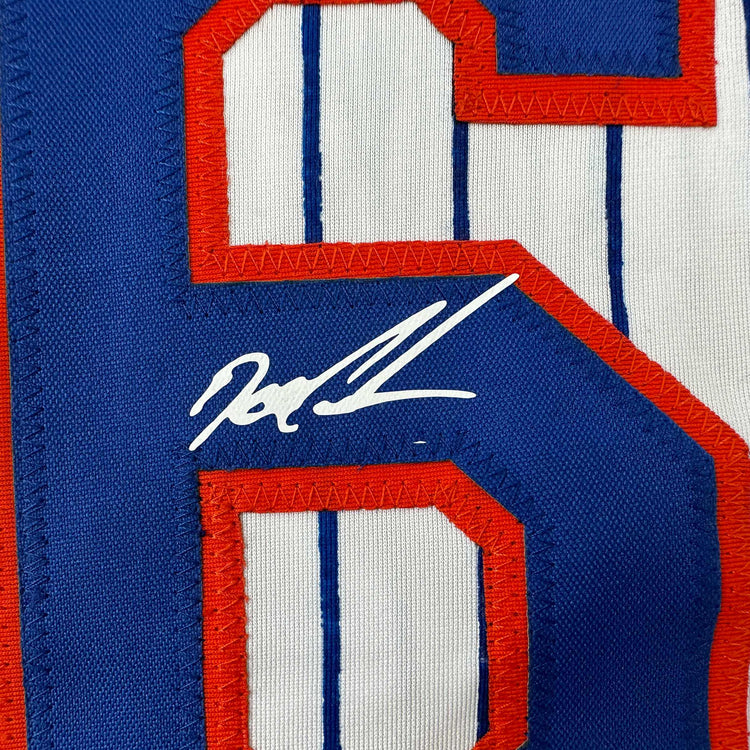 Facsimile Autographed Dwight Doc Gooden New York Pinstripe Reprint Laser Auto Baseball Jersey Size Men's XL