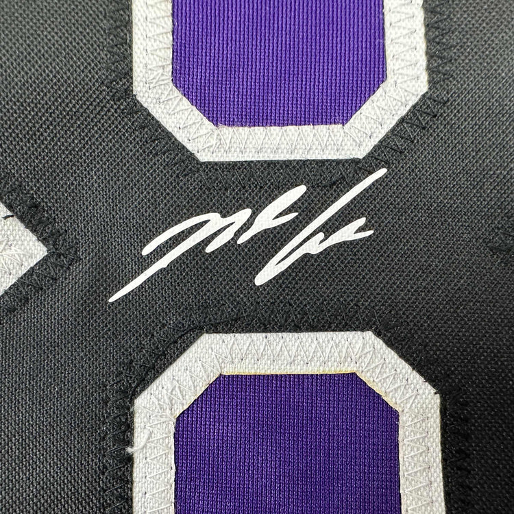 Facsimile Autographed Nolan Arenado Colorado Purple Reprint Laser Auto Baseball Jersey Size Men's XL
