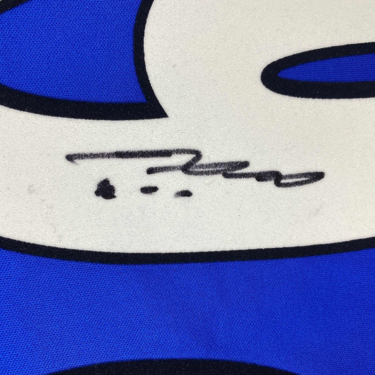 Autographed/Signed John Terry Chelsea FC Blue Soccer Futbol Jersey Beckett BAS COA