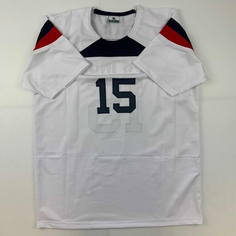 Facsimile Autographed Megan Rapinoe United States USA White World Cup Reprint Laser Auto Soccer Jersey Size Men's XL