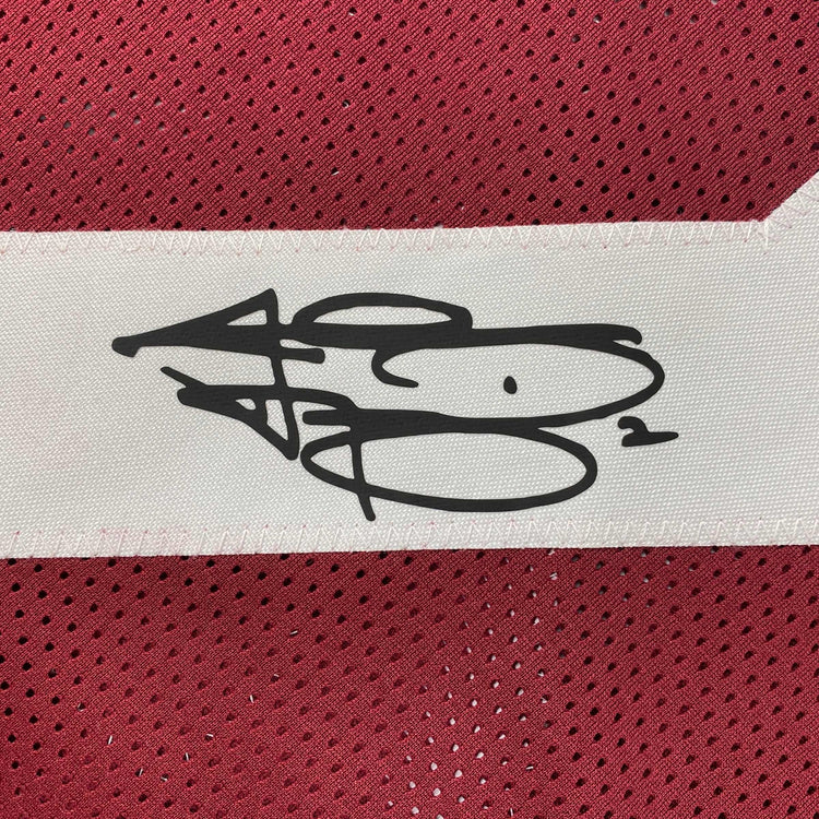 Facsimile Autographed Johnny Manziel Texas A&M Maroon Reprint Laser Auto College Football Jersey Size Men's XL