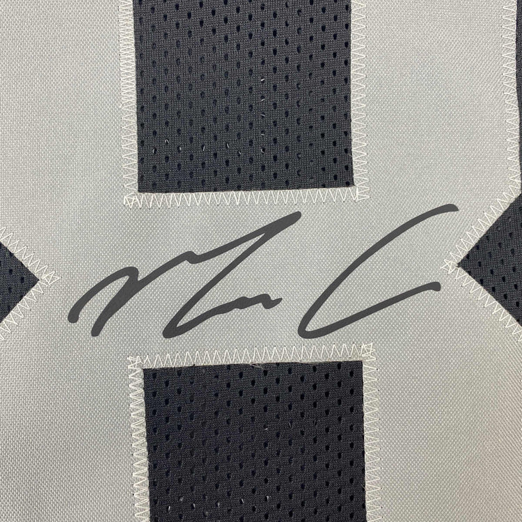 Facsimile Autographed Maxx Crosby Oakland Las Vegas Black Reprint Laser Auto Football Jersey Size Men's XL