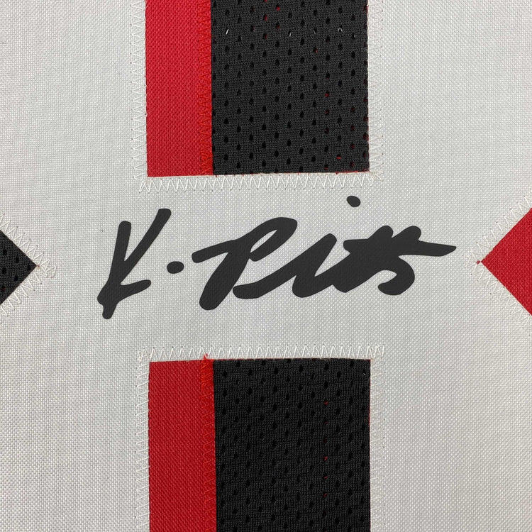 Facsimile Autographed Kyle Pitts Atlanta Black Reprint Laser Auto Football Jersey Size Men's XL