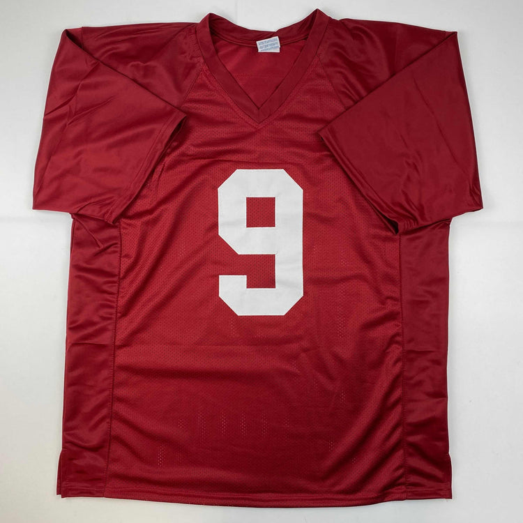 Facsimile Autographed Bryce Young Alabama Red Reprint Laser Auto College Football Jersey Size Men's XL