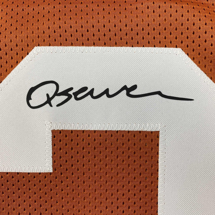 Facsimile Autographed Quinn Ewers Texas Orange Reprint Laser Auto College Football Jersey Size Men's XL