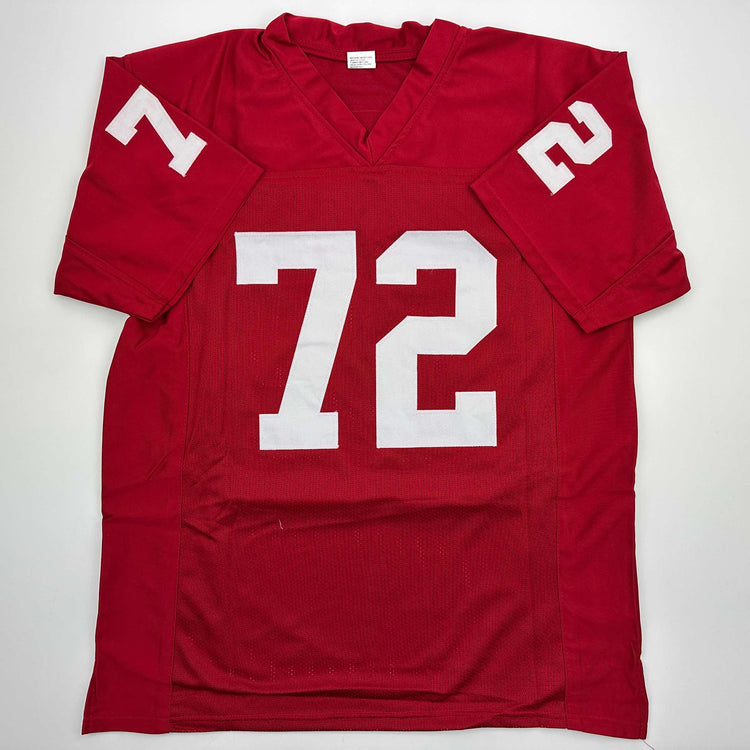 Facsimile Autographed Dan Dierdorf St. Louis Arizona Red Reprint Laser Auto Football Jersey Size Men's XL