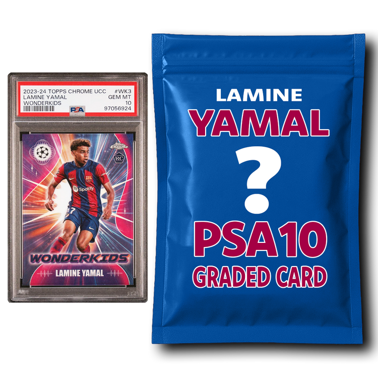 Lamine Yamal PSA 10 Graded Card Mystery Pack