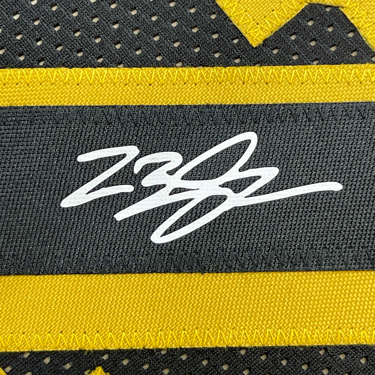 Framed Facsimile Autographed LeBron James 35x39 #23 Los Angeles LA Black Mamba Reprint Laser Auto Basketball Jersey