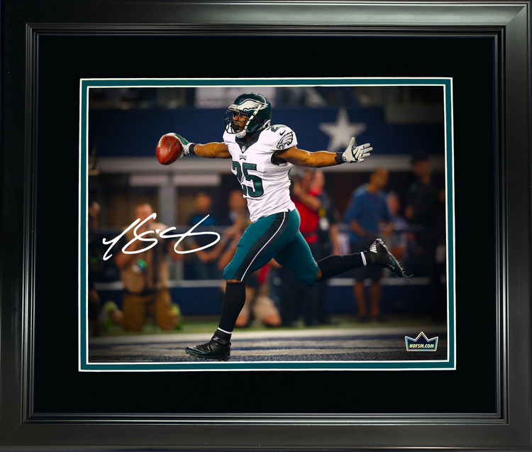 Framed LeSean McCoy Facsimile Laser Engraved Signature Auto Philadelphia Eagles 11"x14" Football Photo HOFSM Holo