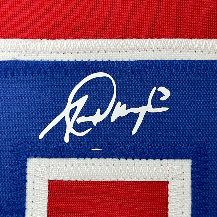 Framed Facsimile Autographed Alex Morgan 35x39 United States USA Red World Cup Reprint Laser Auto Soccer Jersey