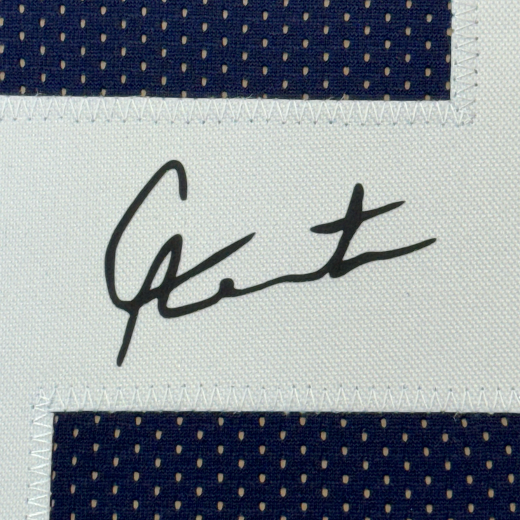 Framed Facsimile Autographed Cam Newton 35x39 Auburn Blue Reprint Laser Auto College Football Jersey