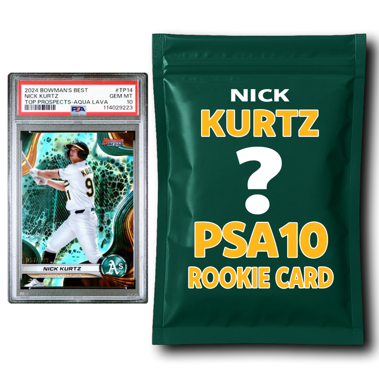 Nick Kurtz PSA 10 Graded Rookie Baseball Card Mystery Pack
