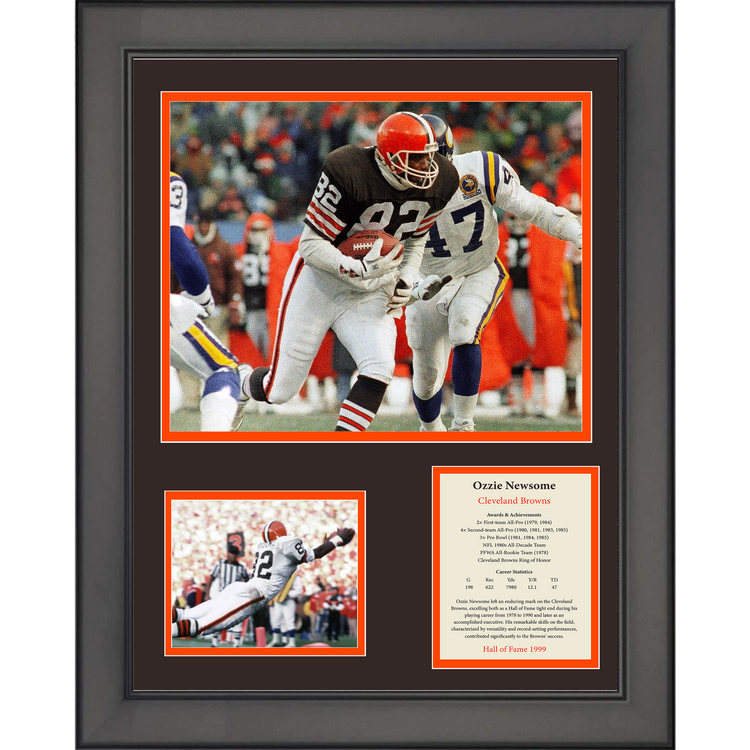 Framed Ozzie Newsome Hall of Fame Cleveland Browns 11"x14" Three Photo Collage