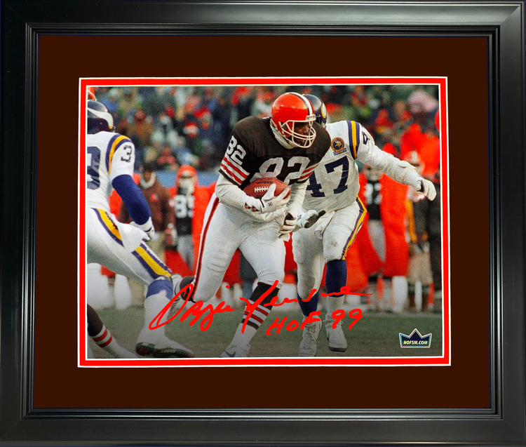 Framed Ozzie Newsome Facsimile Laser Engraved Signature Auto Cleveland Browns 11"x14" Football Photo HOFSM Holo
