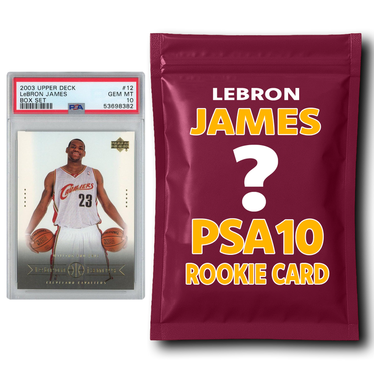 LeBron James PSA 10 Graded Basketball Rookie Card Mystery Pack