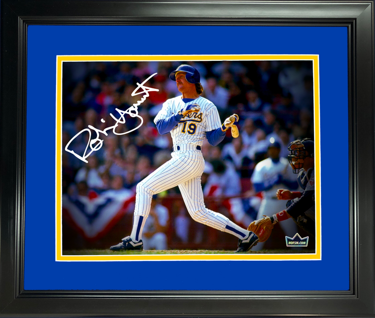 Framed Robin Yount Milwaukee Brewers Facsimile Laser Engraved Signature Auto 11"x14"Baseball Photo HOFSM Holo