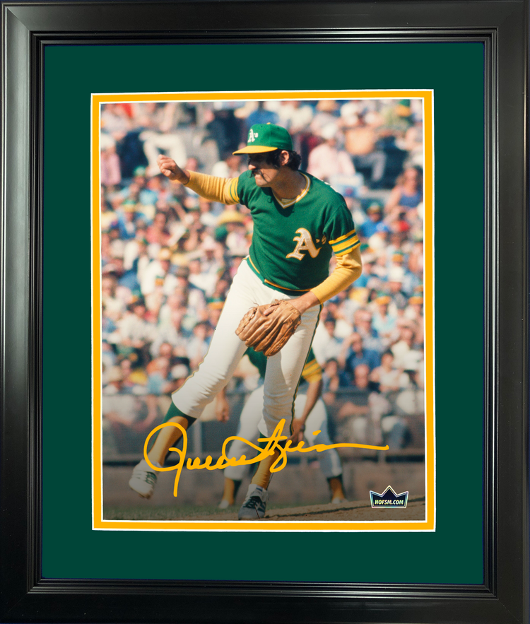 Framed Rollie Fingers Oakland Athletics A's Facsimile Laser Engraved Signature Auto 11"x14"Baseball Photo HOFSM Holo