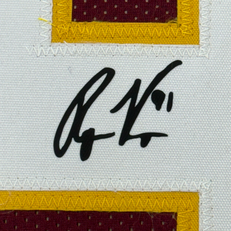 Framed Facsimile Autographed Ryan Kerrigan 35x39 Washington Red Reprint Laser Auto Football Jersey