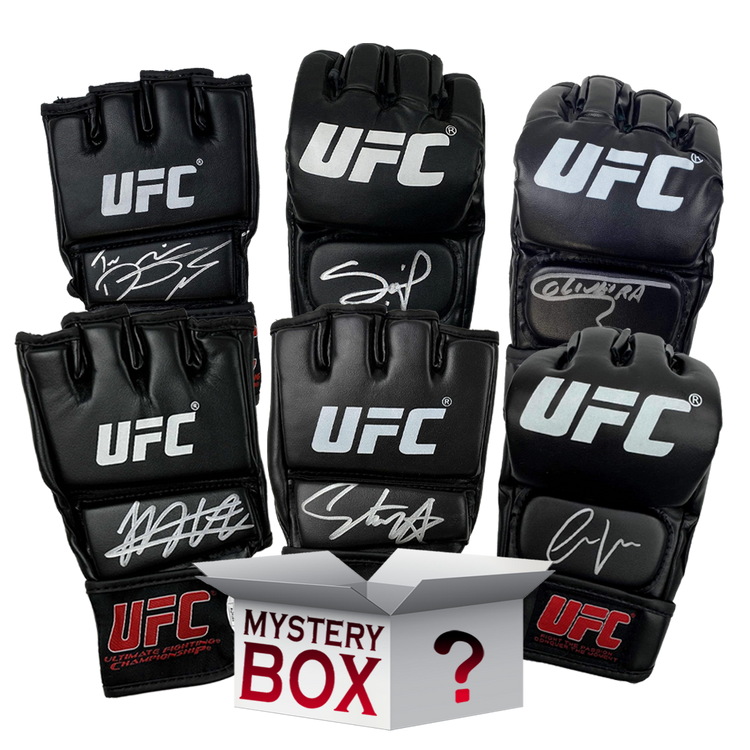 Autographed/Signed UFC MMA Glove Mystery Box with PSA JSA or Beckett COA