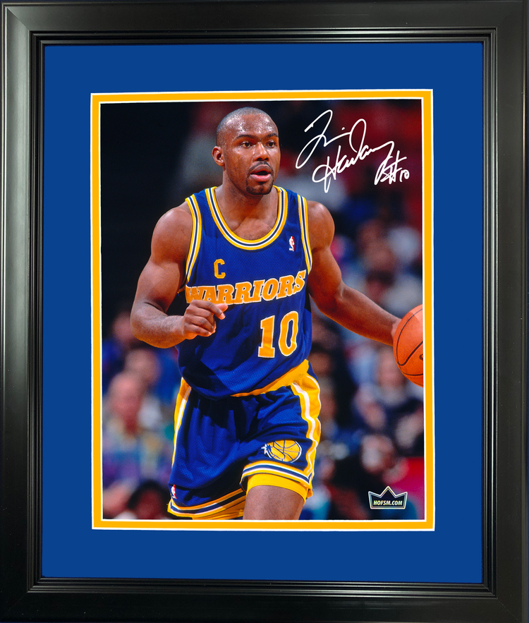 Framed Tim Hardaway Facsimile Laser Engraved Signature Auto 11"x14" Basketball Photo HOFSM Holo