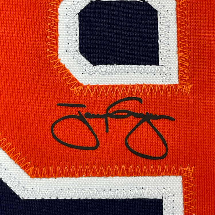 Framed Facsimile Autographed Tony Gwynn 35x39 San Diego Blue Reprint Laser Auto Baseball Jersey