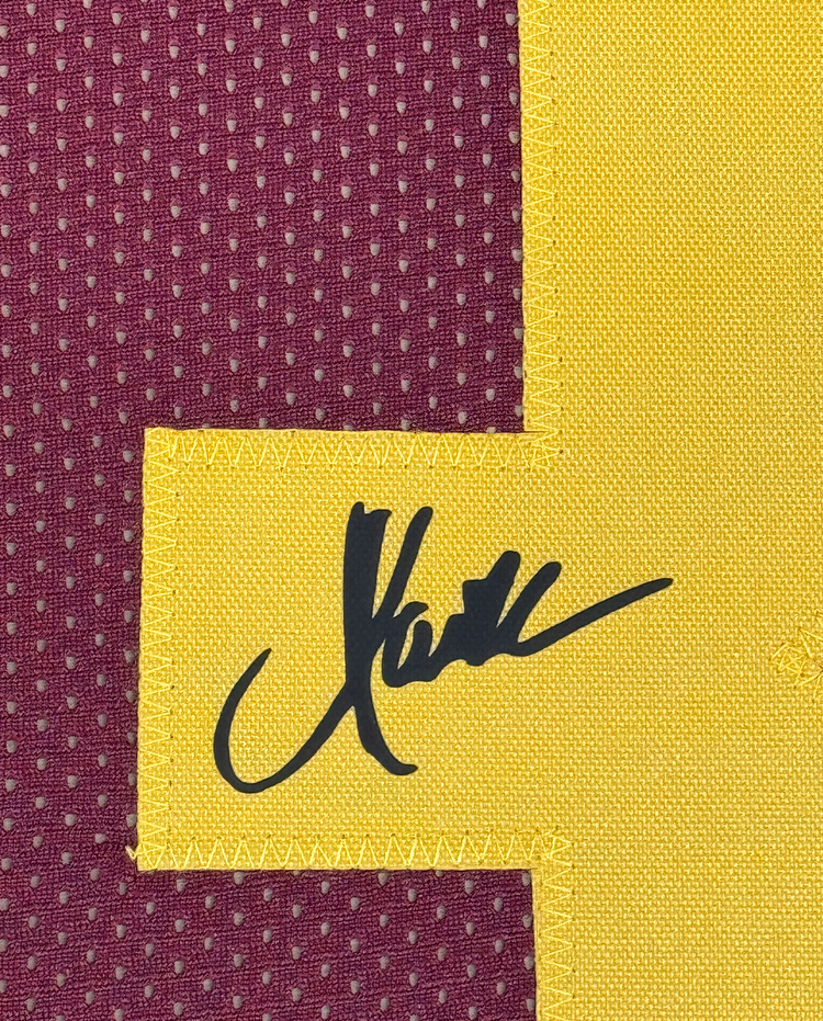 Framed Facsimile Autographed Marcus Allen 35x39 USC Maroon Reprint Laser Auto College Football Jersey