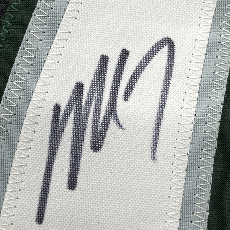 Framed Autographed/Signed Michael Mike Vick 35x39 Philadelphia Black Football Jersey PSA/DNA COA