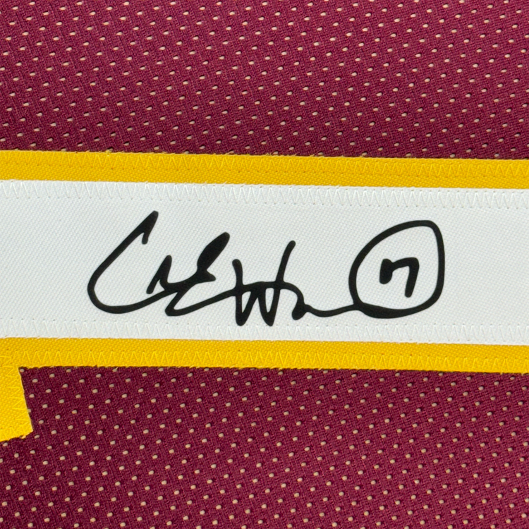 Framed Facsimile Autographed Charlie Ward 35x39 Florida State Maroon Reprint Laser Auto College Football Jersey