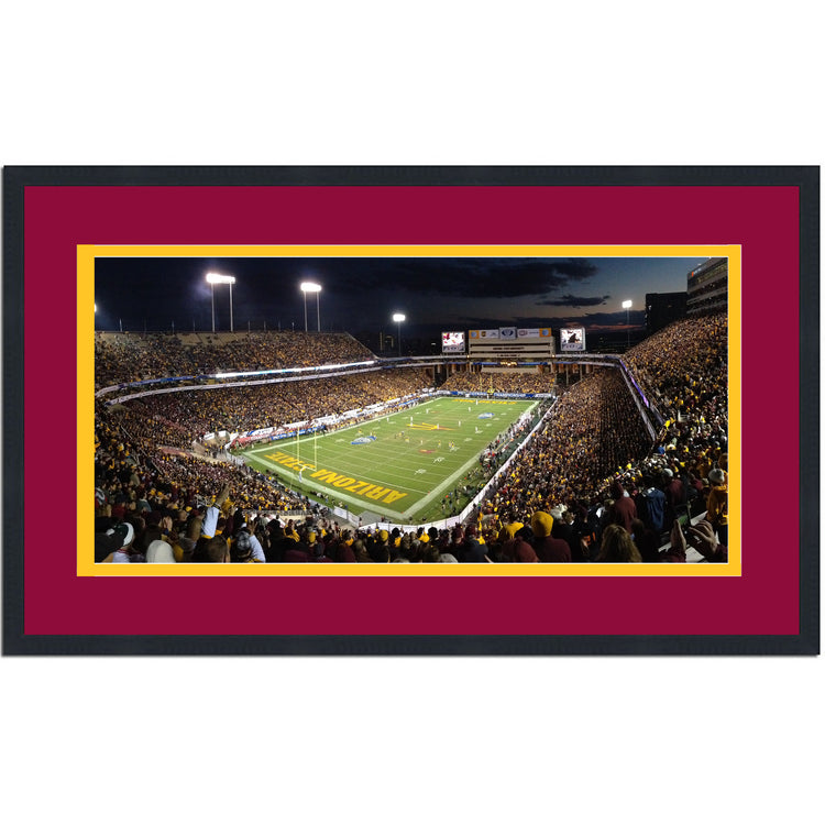 Framed Sun Devil Stadium Arizona State Sun Devils 16x24 NCAA Football Photo Professionally Matted