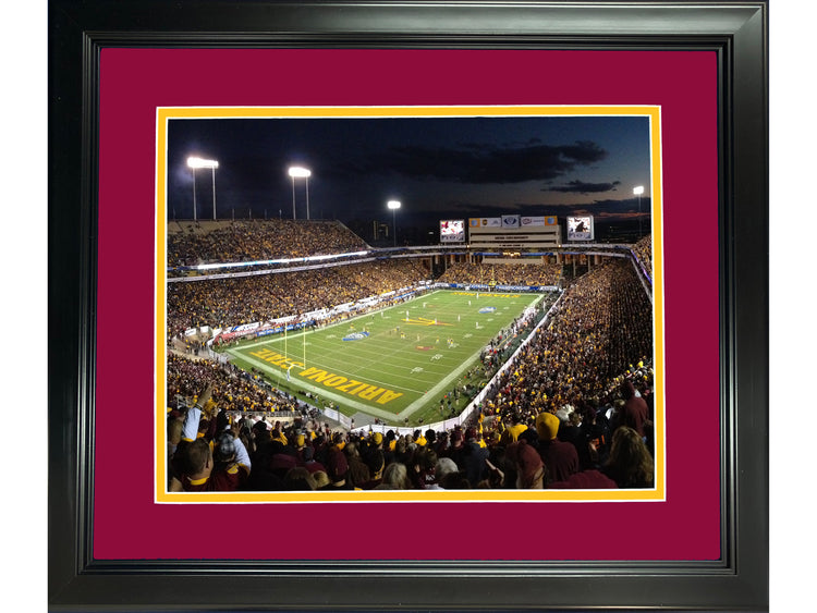 Framed Sun Devil Stadium Arizona State Sun Devils 11"x14" NCAA Football Photo Professionally Matted