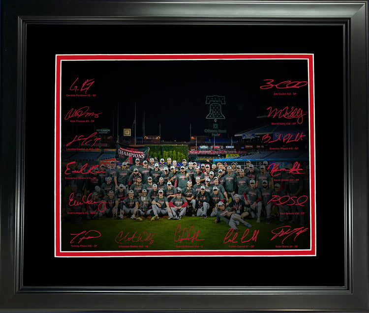 Framed Arizona Diamondbacks 2023 NLCS Champions Facsimile Signature Team Auto 11''x14'' Baseball Photo