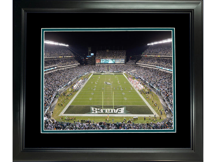 Framed Lincoln Financial Field Philadelphia Eagles 11"x14" Football Photo Professionally Matted