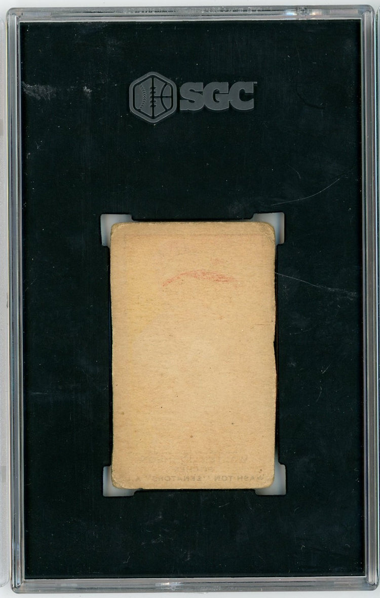 Graded 1919-21 W514 Walter Johnson #94 Hand Cut Baseball Tobacco Card SGC 2