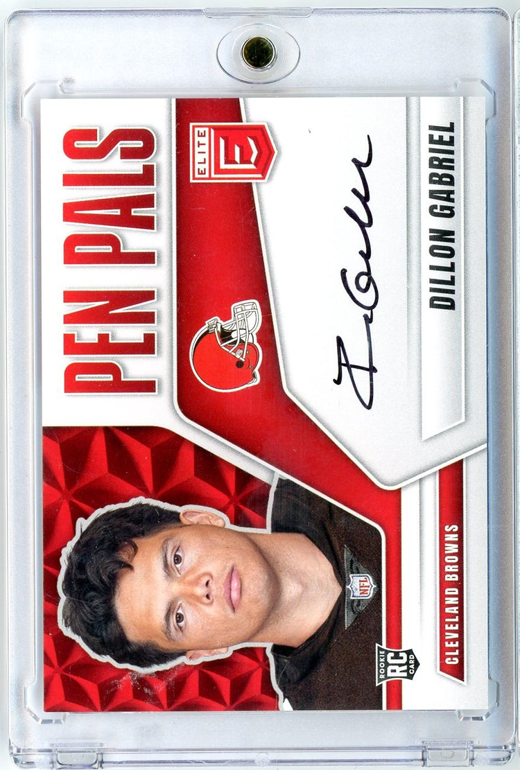 2025 Donruss Elite Pen Pals Dillon Gabriel #PPDGA Auto Rookie RC Football Card